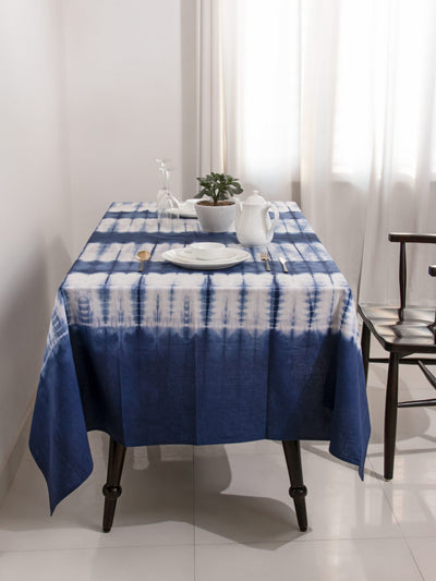 Dark Blue Tie & dye Table Cover